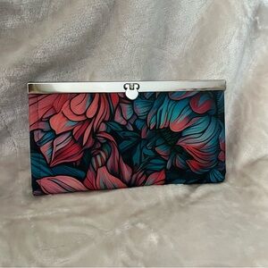 Floral Patterned Wallet / Clutch